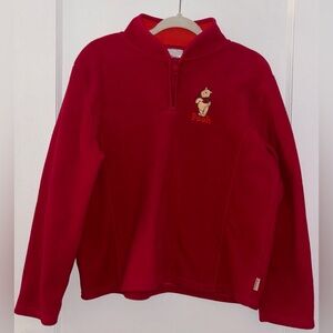 Disney Store Winnie the Pooh 1/4 Zip Fleece Pullover Top